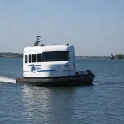 Boat combined with Freightliner