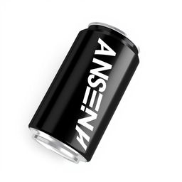 2D illustration of a crushed soda can featuring a vertical white "ASCEND" lettering in a sans-serif font