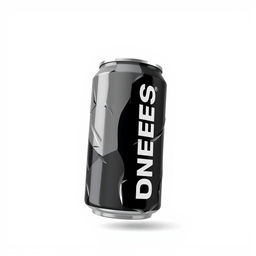 2D illustration of a crushed soda can with vertical white "ASCEND" lettering