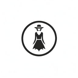 Create a logo for a company named 'Fashion Zone'. It should be stylish, modern, and incorporate symbols of fashion, for example, clothing hangers, high heels or a stylish hat.
