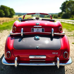 1957 BMW 507 Series 2 sports car, in pristine condition, featuring the classical design and luxurious details characteristic of the late 1950s