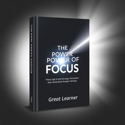 An engaging book cover for 'The Power of Focus' by Great Learner