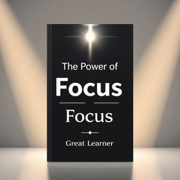 An engaging book cover for 'The Power of Focus' by Great Learner