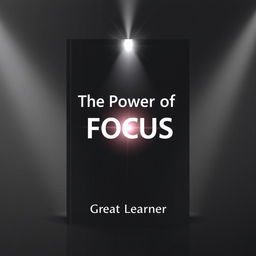 An engaging book cover for 'The Power of Focus' by Great Learner