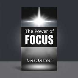 An engaging book cover for 'The Power of Focus' by Great Learner