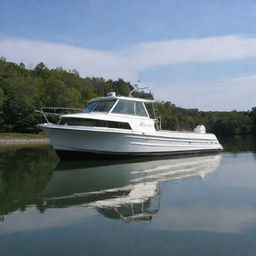 Boat combined with Mercury