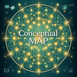 A beautifully designed conceptual map cover featuring intricate geometric patterns woven together in an elaborate design