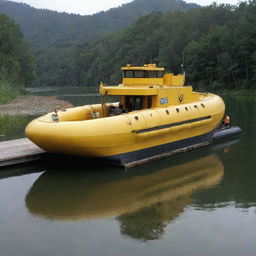 Boat combined with Caterpillar 