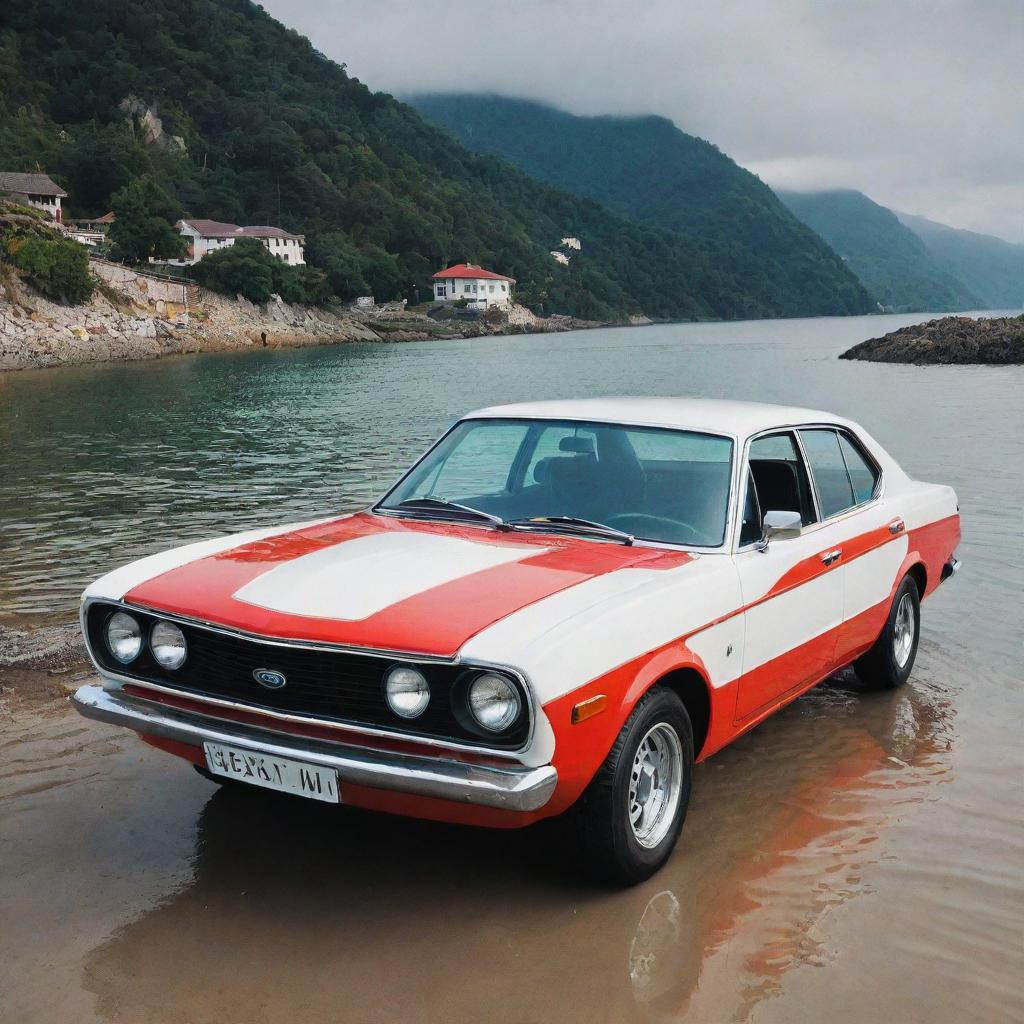 Boat combined with Datsun