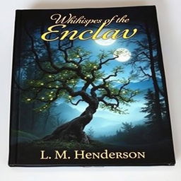 A captivating book cover featuring an enchanted forest