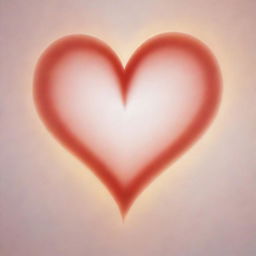 A timeless depiction of an abstract heart enclosed by a soft, glowing aura, symbolizing unconditional love.