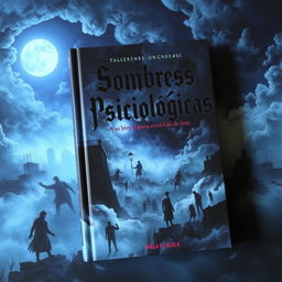 A haunting and mysterious book cover depicting a dreamlike landscape filled with dark, shadowy figures and swirling mist, suggesting the theme of nightmares