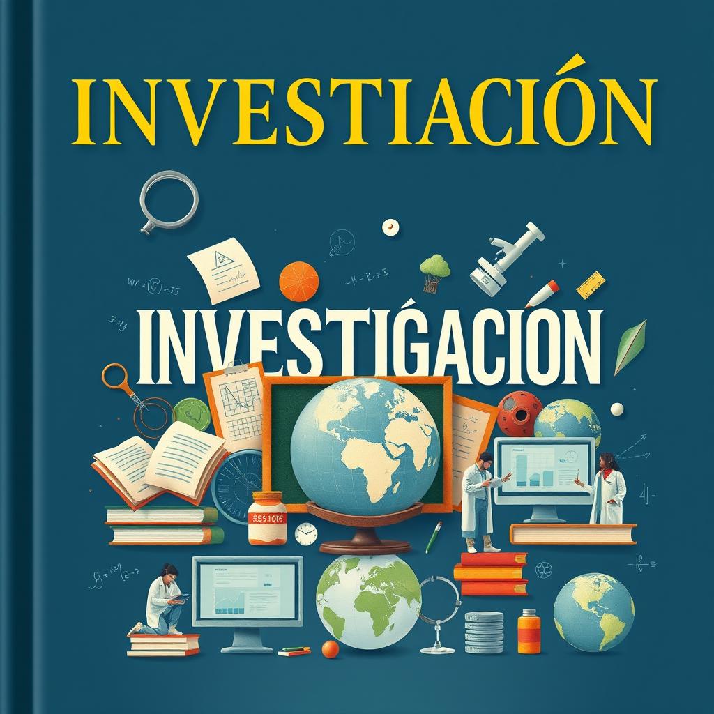 A captivating cover with the title 'INVESTIGACIÓN' boldly displayed