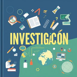 A captivating cover with the title 'INVESTIGACIÓN' boldly displayed