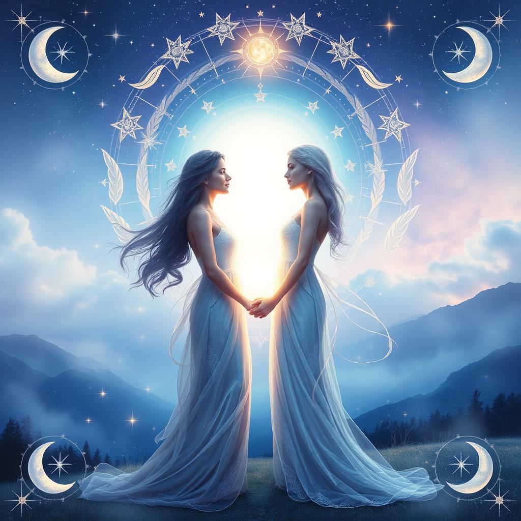 A mystical representation of a soulmate, embodying the essence of love, connection, and destiny