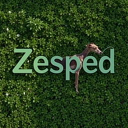 The word "Zesped" appearing in bold, playful letters, set against a lush green background