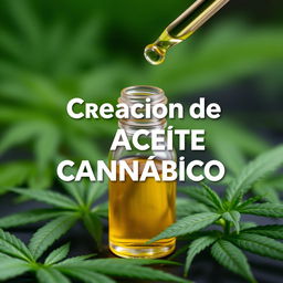 YouTube thumbnail about creating cannabis oil