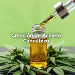 YouTube thumbnail about creating cannabis oil