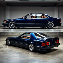 A restomod Lexus LS400 blending classic elegance with modern enhancements