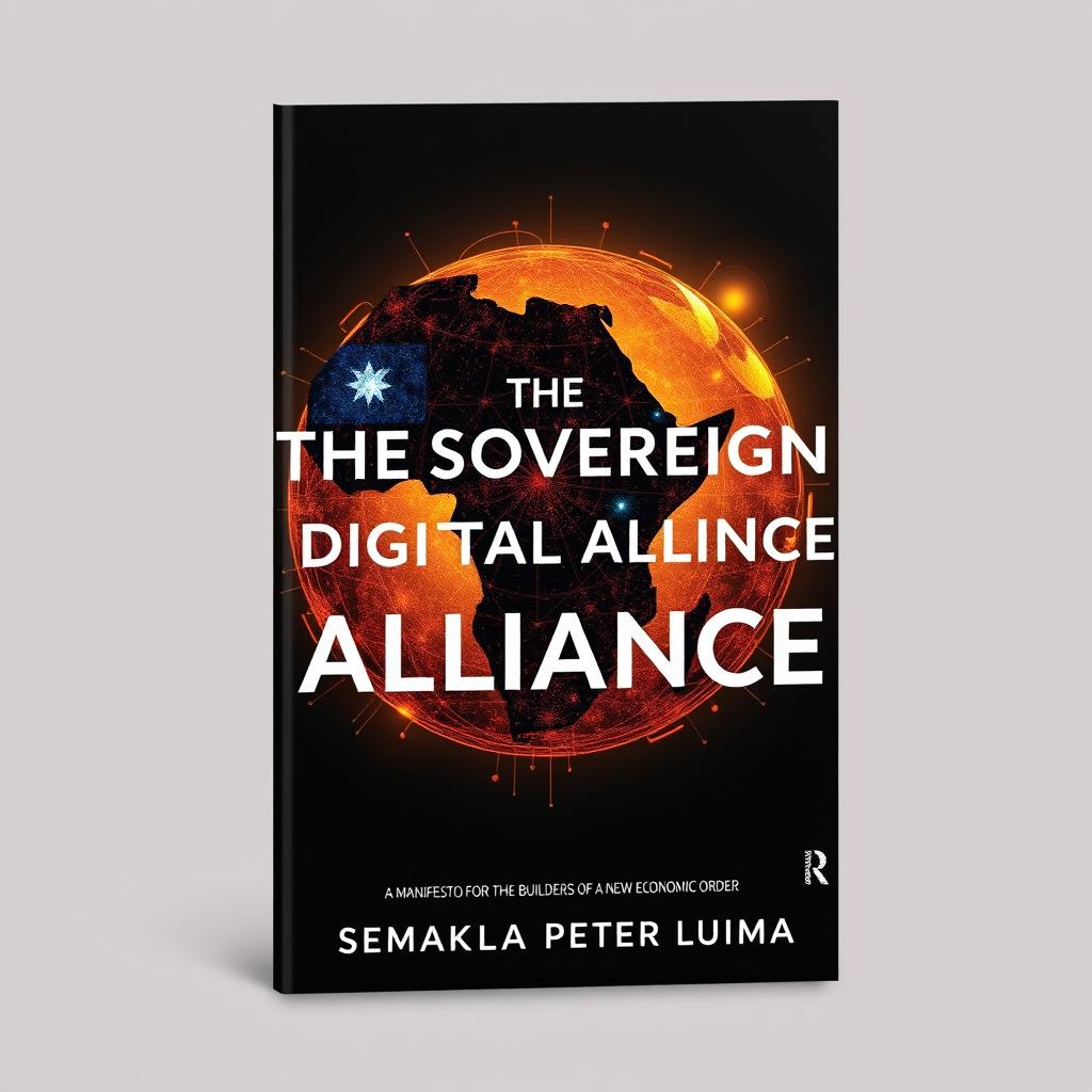 An artistic cover design for the book titled 'THE SOVEREIGN DIGITAL ALLIANCE: AND THE TRIUMPH OF VALUE