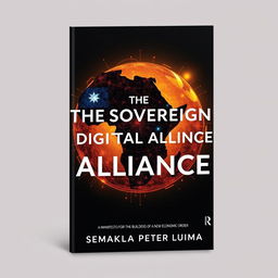 An artistic cover design for the book titled 'THE SOVEREIGN DIGITAL ALLIANCE: AND THE TRIUMPH OF VALUE