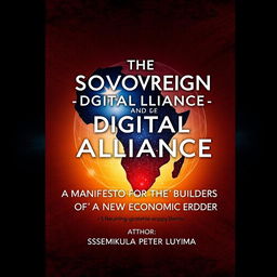 An artistic cover design for the book titled 'THE SOVEREIGN DIGITAL ALLIANCE: AND THE TRIUMPH OF VALUE