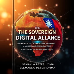 An artistic cover design for the book titled 'THE SOVEREIGN DIGITAL ALLIANCE: AND THE TRIUMPH OF VALUE