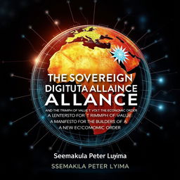 An artistic cover design for the book titled 'THE SOVEREIGN DIGITAL ALLIANCE: AND THE TRIUMPH OF VALUE