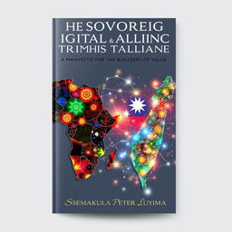 An artistic book cover design for 'THE SOVEREIGN DIGITAL ALLIANCE: AND THE TRIUMPH OF VALUE