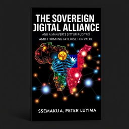 An artistic book cover design for 'THE SOVEREIGN DIGITAL ALLIANCE: AND THE TRIUMPH OF VALUE