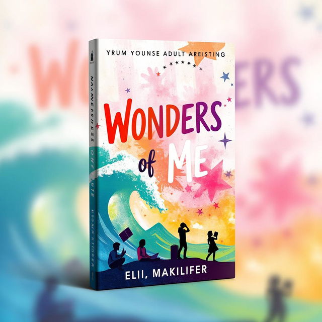 A stunning, professionally designed book cover for a young adult novel titled "Wonders of Me"