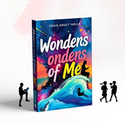 A stunning, professionally designed book cover for a young adult novel titled "Wonders of Me"