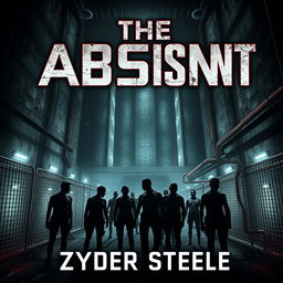 A dark, menacing, dystopian Science Fiction ebook cover titled "The Absent" by Zyder Steele