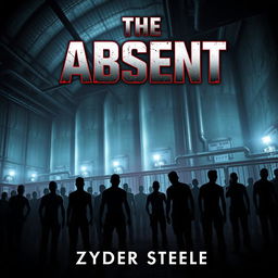 A dark, menacing, dystopian Science Fiction ebook cover titled "The Absent" by Zyder Steele