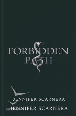 A dark green book cover showcasing the title "Forbidden Path" in bold black letters