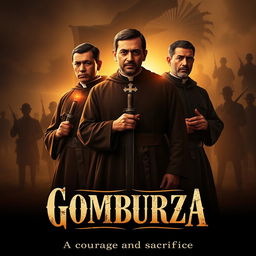 A captivating film poster for the Filipino film 'Gomburza'