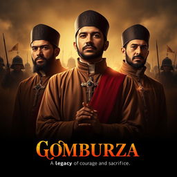 A captivating film poster for the Filipino film 'Gomburza'