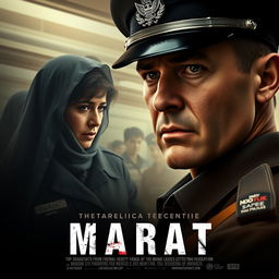 A gripping movie poster depicting Marat, a top graduate from the Academy of the Ministry of Internal Affairs, now a precinct officer in the bustling capital