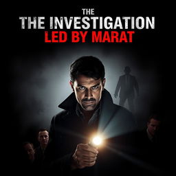 A movie poster for a thriller film titled "The Investigation Led by Marat"