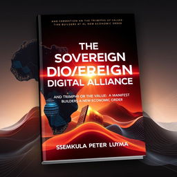 An artistic book cover design for 'THE SOVEREIGN DIGITAL ALLIANCE: AND THE TRIUMPH OF VALUE