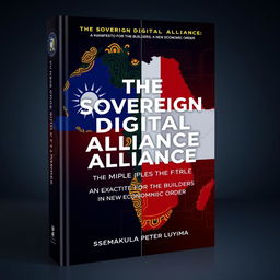 An artistic book cover design representing 'THE SOVEREIGN DIGITAL ALLIANCE: AND THE TRIUMPH OF VALUE