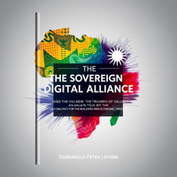 An artistic book cover design representing 'THE SOVEREIGN DIGITAL ALLIANCE: AND THE TRIUMPH OF VALUE