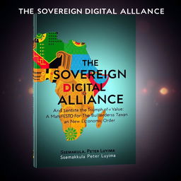 An artistic book cover design representing 'THE SOVEREIGN DIGITAL ALLIANCE: AND THE TRIUMPH OF VALUE