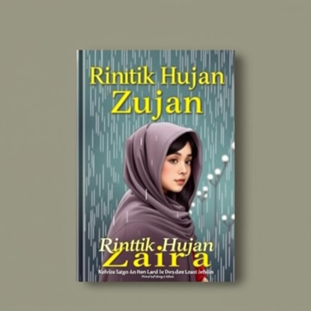 Cover buku dengan judul "Rintik Hujan Zaira"