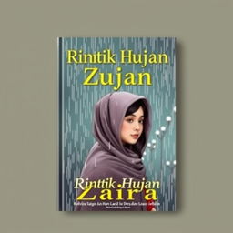 Cover buku dengan judul "Rintik Hujan Zaira"