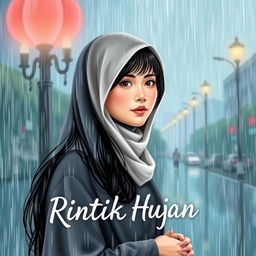 Cover buku dengan judul "Rintik Hujan Zaira"