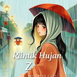 Cover buku dengan judul "Rintik Hujan Zaira"