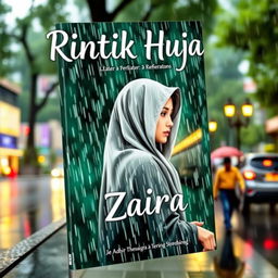 Cover buku dengan judul "Rintik Hujan Zaira"