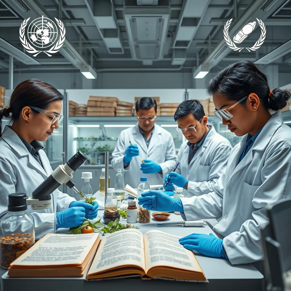 An image depicting the World Health Organization (WHO) actively researching traditional medicine