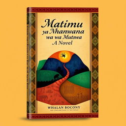 Book cover design for a novel titled 'Matimu ya Nhanwana wa Mutswa'